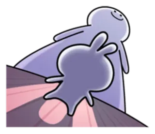 😳 cartoon, character, fantasy, whimsical telegram sticker
