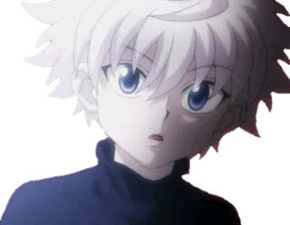 😧 Killua Hunter x Hunter アニメ, HUNTER×HUNTER, キルア telegram sticker