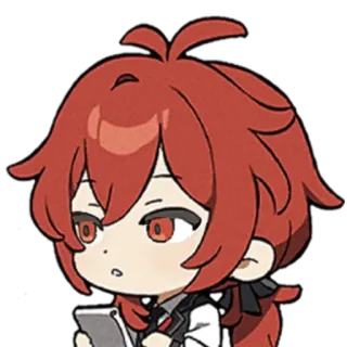Chibi Genshin telegram stickers