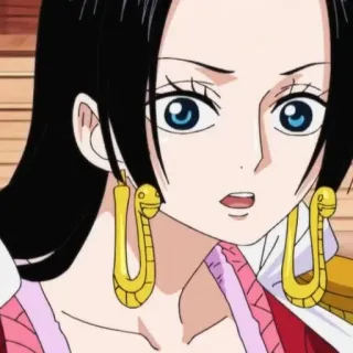 😳 Boa Hancock One Piece Anime, One Piece, Boa Hancock, Personnage, Dessin animé whatsapp sticker