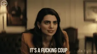 ☠️ IT'S A FUCKING COUP swear word, coup, politics, offensive whatsapp sticker
