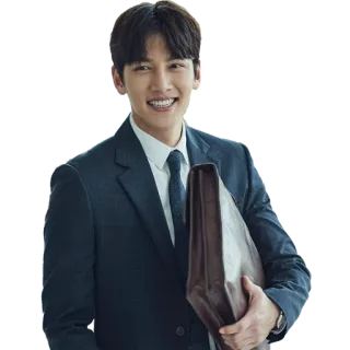 😁 Ji Chang-wook homme, acteur, coréen, costume, sourire, heureux whatsapp sticker
