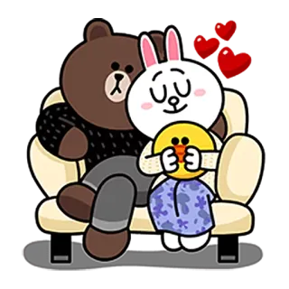 brownie and conie whatsapp stickers