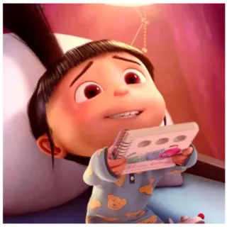 👼 Agnes Despicable Me The Kitten Kittens Kartun, Lucu, Menggemaskan, Karakter, Gadis, Film telegram sticker