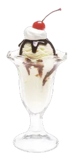 🍦 ijs, dessert, eten, kers, ijscoupe telegram sticker