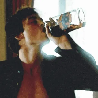 🕳 drinken, alcohol, man, fles, feest, drank telegram sticker