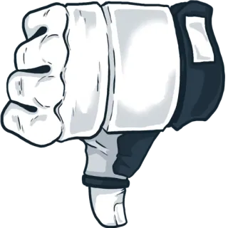 👎 Không thích, Tiêu cực, Phản đối, Cử chỉ tay, Từ chối telegram sticker