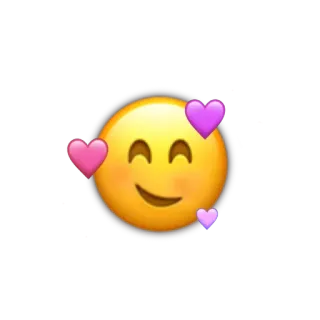 😌 Emoji, Herz, Fröhlich, Liebe, Niedlich telegram sticker
