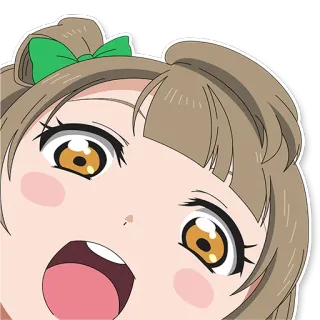 😯 Garota anime, Desenho animado, Adesivo, Fofo, Expressão telegram sticker