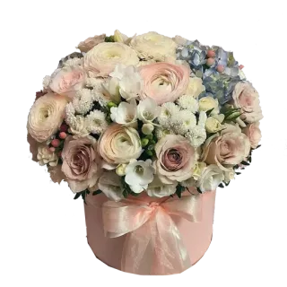💐 ดอกไม้, ช่อดอกไม้, การจัดดอกไม้, ของขวัญ, กุหลาบ, ไฮเดรนเยีย, แรนังคูลัส whatsapp sticker