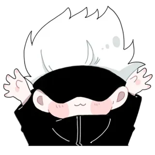 🤗 Satoru Gojo Jujutsu Kaisen Anime, Chibi, Mignon, Gojo, Jujutsu Kaisen telegram sticker