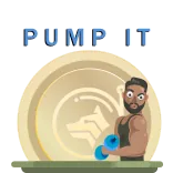 👍 PUMP IT fitness, exercise, weights, workout, gym, pump, coin telegram sticker