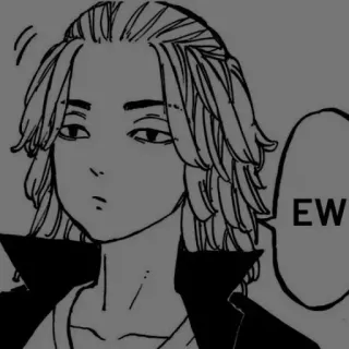 ✖️ EW anime, manga, ew, expression, character whatsapp sticker