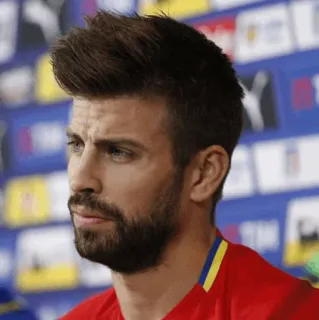 💙 Gerard Piqué soccer player, footballer, athlete, sports, celebrity telegram sticker