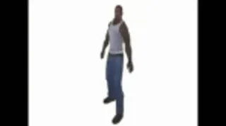 🕺 CJ Grand Theft Auto: San Andreas CJ, Grand Theft Auto, San Andreas, วิดีโอเกม, ตัวละคร telegram sticker