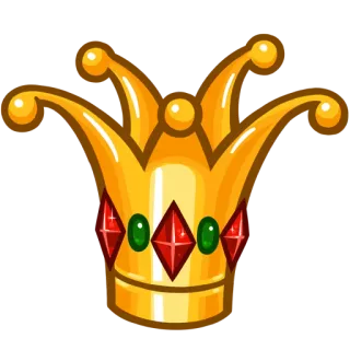 💋 crown, gold, jewels, royal, accessory telegram sticker