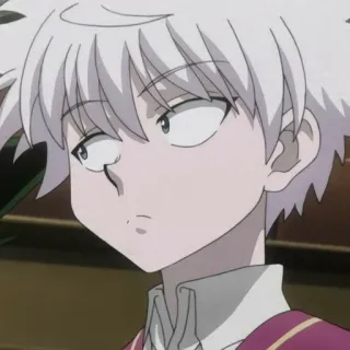 🌑 Killua Zoldyck Hunter x Hunter 애니메이션, 키르아, 헌터, 만화, 조르딕 telegram sticker