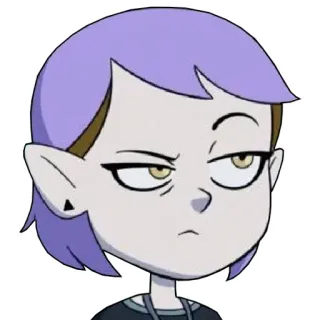 😒 Amity Blight The Owl House Amity Blight, The Owl House, cartoon, animated, Disney, character telegram sticker
