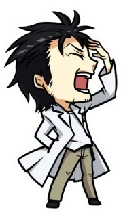 Steins;Gate "Feel On" telegram stickers