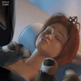 🫑 Princess Fiona Shrek Dessin animé, Princesse, Dormir, Animé telegram sticker