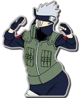 ✊ Kakashi Naruto anime, kakashi, naruto, ninja, character telegram sticker