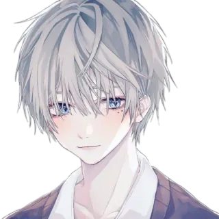 ☺️ anime, manga, boy, cute, art telegram sticker