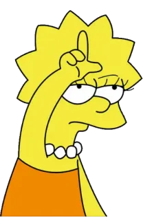Lisa simpson telegram stickers