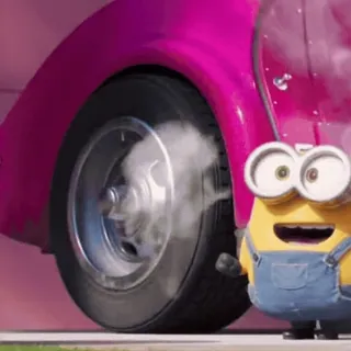 😊 Minion Dibujos animados, Minions, Comedia, Animación, Vehículo telegram sticker