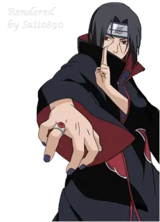 😅 Itachi Naruto アニメ, 忍者, 写輪眼, 万華鏡 telegram sticker
