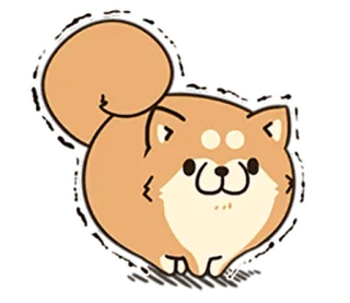 🐶 Hund, Welpe, süß, Aufkleber, Shiba Inu, Tier telegram sticker