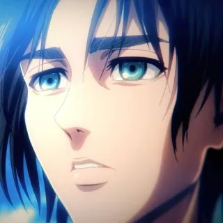 ⚔️ Eren Yeager Attack on Titan anime, manga, Eren Yeager, Attack on Titan, Shingeki no Kyojin, character telegram sticker