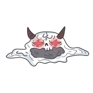 😫 Schädel, Teufel, Dämon, Halloween, Monster, Böse, Gruselig telegram sticker