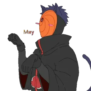 😄 Tobi Naruto Mnyy Tobi, Naruto, Anime, Personaje, Manga, Gato, Máscara whatsapp sticker