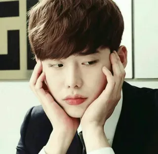 😕 uomo, ritratto, faccia, persona, coreano, attore telegram sticker