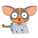 💪 Cartoon, Tier, Maus, Figur, Lustig whatsapp sticker