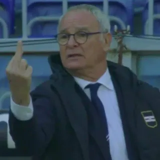 🖕 jari tengah, menyinggung, kasar, gestur, pria, tidak sopan telegram sticker