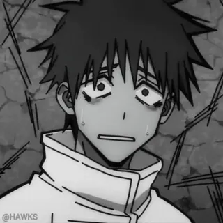 😰 @HAWKS anime, manga, sad, crying, emotional telegram sticker