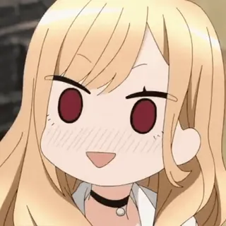 😳 Anime, Carino, Cartone animato, Ragazza, Chibi telegram sticker