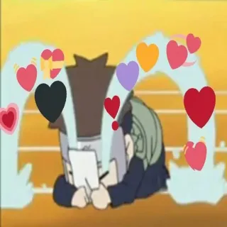 🥰 Anime, Herzen, Süß, Liebe, Traurig whatsapp sticker