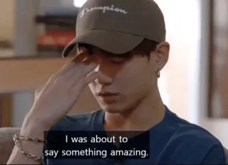 🤦‍♂ I was about to say something amazing. ผู้ชาย, ในร่ม, ภาพเหมือน, นั่ง telegram sticker