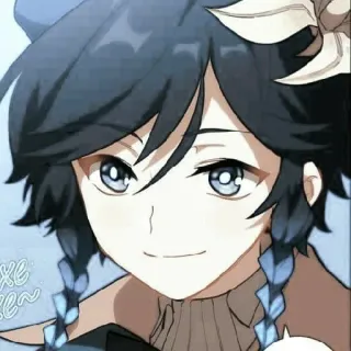 😏 Venti Genshin Impact anime, game, Venti, Genshin Impact, penyair whatsapp sticker