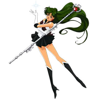 ✨ Sailor Neptune Sailor Moon アニメ, 漫画, 魔法少女, セーラーネプチューン, セーラームーン, カートゥーン, 海王みちる telegram sticker