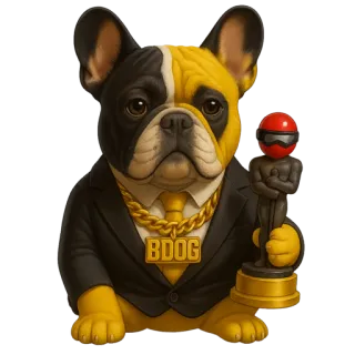 Bulldog telegram stickers