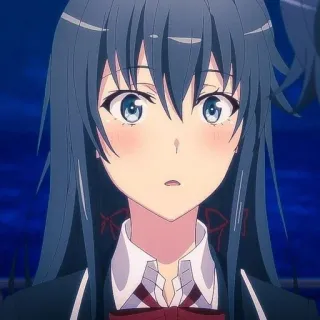 🫓 Yukino Yukinoshita My Teen Romantic Comedy SNAFU อนิเมะ, วัยรุ่น, โรงเรียน, โรแมนติก, ตลก, ผู้หญิง, น่ารัก, แอนิเมชั่น whatsapp sticker
