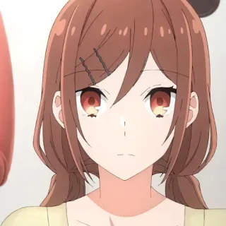 🍥 Hori Kyouko Horimiya Anime, Mangá, Horimiya, Hori Kyouko, Fofa, Garota telegram sticker