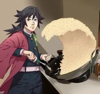 🧬 Giyu Tomioka Demon Slayer Anime, Cuisine, Nourriture, Giyu Tomioka, Demon Slayer telegram sticker