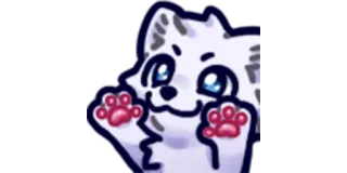 🙌 dễ thương, mèo, động vật, hoạt hình, kawaii telegram sticker