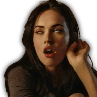😮 Frau, Augen, sexy, Humor, Meme telegram sticker