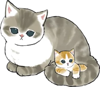 🥰 gato, gatinho, animais, fofo telegram sticker