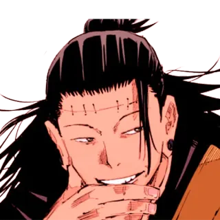 😏 Suguru Geto Jujutsu Kaisen anime, manga, sorcerer, villain, seinen telegram sticker